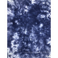 new design polyamide elastane tie dyed double faced interlock water brushed fabric for yoga wear